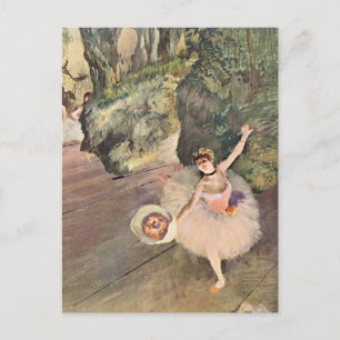 Ballettens dansare/stjärna - Målning av grader Vykort
