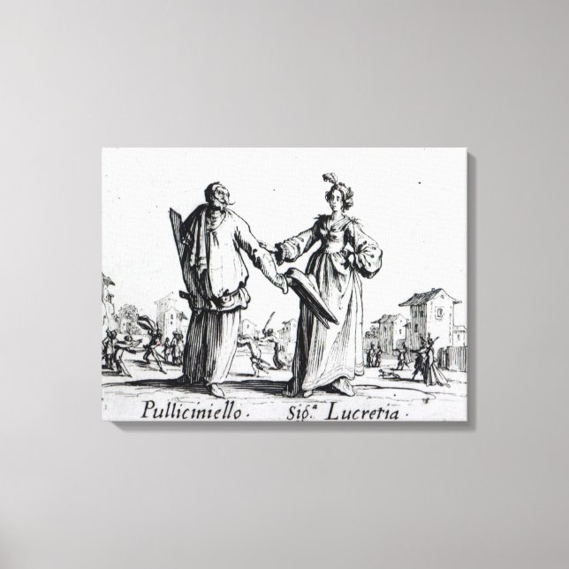 Balli de Sfessania, 1622 2 Canvastryck (Framsida)