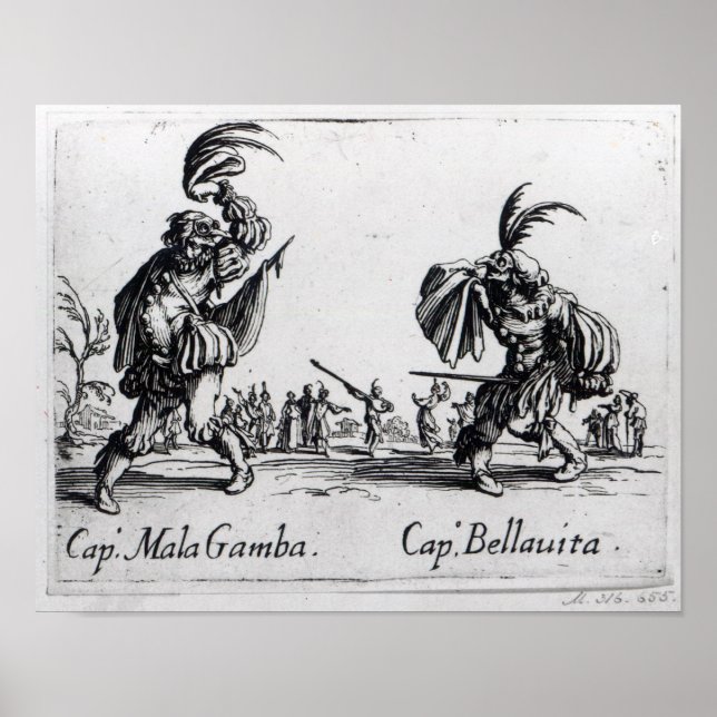 Balli de Sfessania, 1622 Poster (Framsidan)