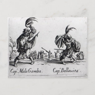 Balli de Sfessania, 1622 Vykort