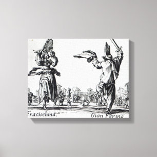 Balli de Sfessania, c.1622 Canvastryck