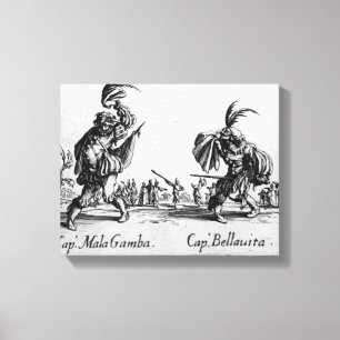 Balli de Sfessania, c.1622 Canvastryck