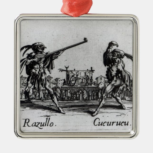 Balli de Sfessania, c.1622 Julgransprydnad Metall (Framsidan)