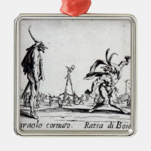 Balli de Sfessania, c.1622 Julgransprydnad Metall