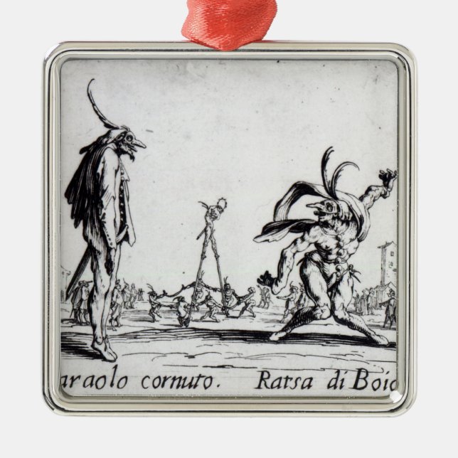 Balli de Sfessania, c.1622 Julgransprydnad Metall (Framsidan)