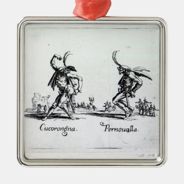 Balli de Sfessania, c.1622 Julgransprydnad Metall (Framsidan)