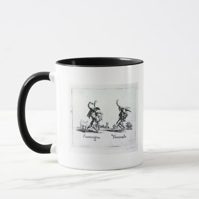 Balli de Sfessania, c.1622 Mugg (Vänster)