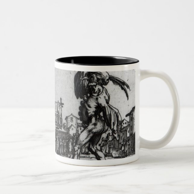 Balli de Sfessania, c.1622 Två-Tonad Mugg (Höger)