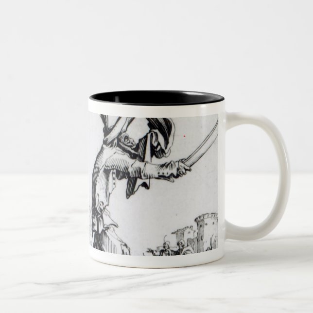 Balli de Sfessania, c.1622 Två-Tonad Mugg (Höger)