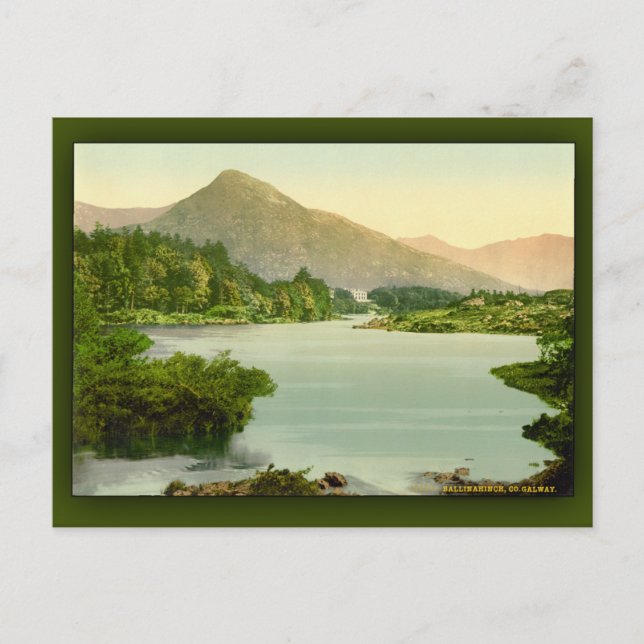 Ballinahinch. County Galway, Irland Vykort (Framsida)