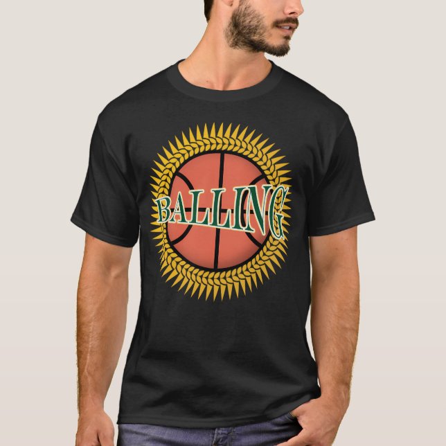 Balling (vit) t shirt (Framsida)