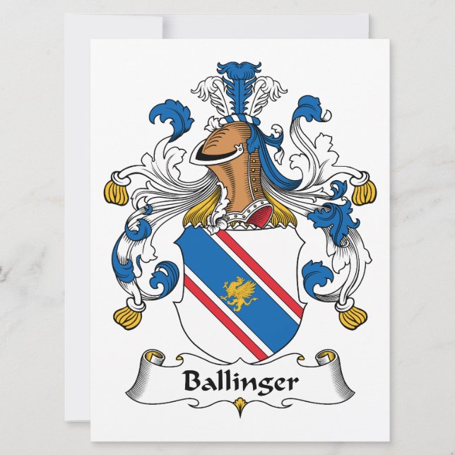 Ballinger Family Crest (Framsida)