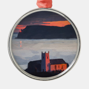 Ballintoy Church, Irland Julgransprydnad Metall