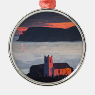 Ballintoy Church, Irland Julgransprydnad Metall