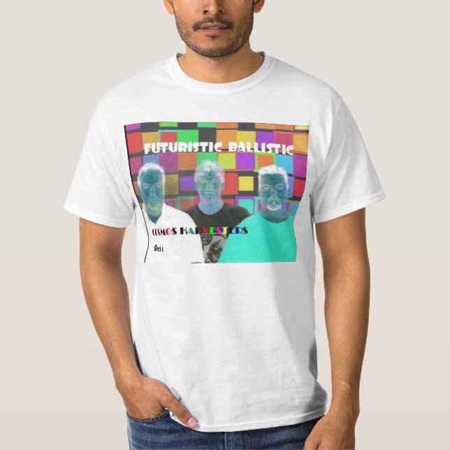 Ballistisk kosmosHarvestersfuturistiska Tee (Framsida)