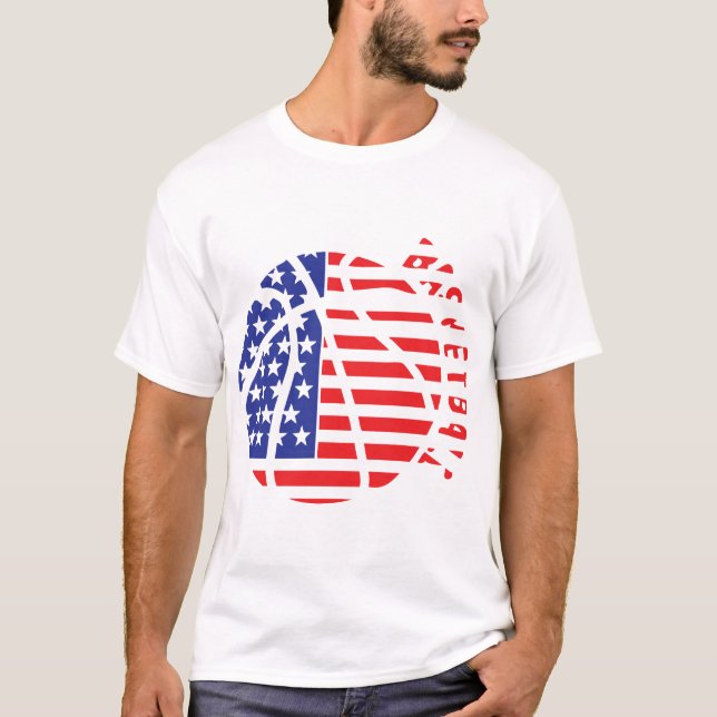 ballon basket americain 2906 t shirt (Framsida)