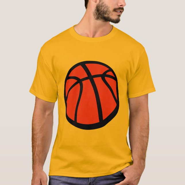 ballon basketball 2804 t shirt (Framsida)