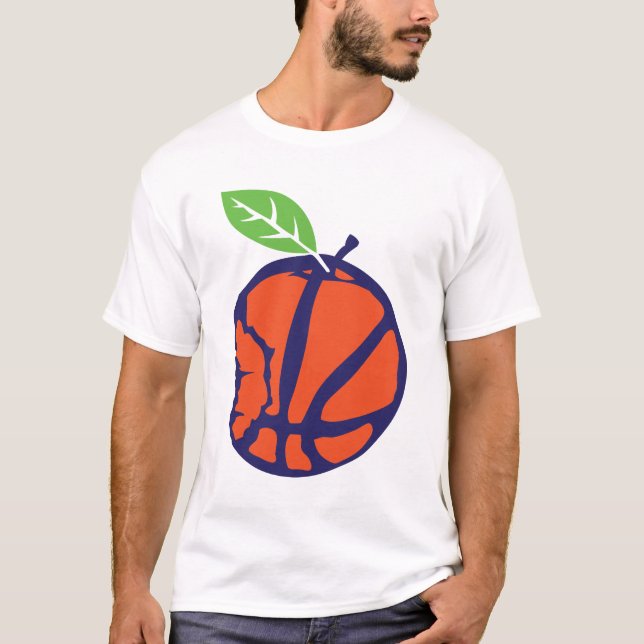 ballon basketball pomme croque apple 1 t shirt (Framsida)
