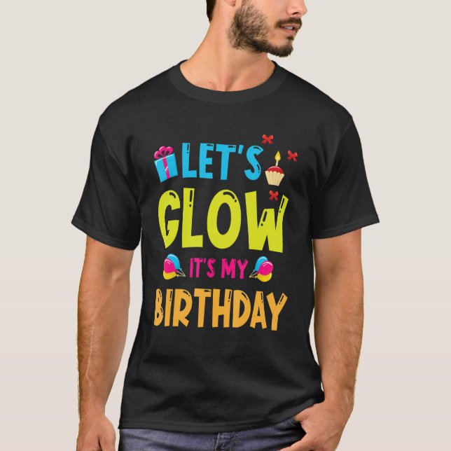Ballon Cake Candle Lycklig jag, du Låt oss glöd de T Shirt (Framsida)
