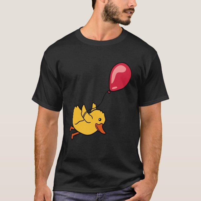 Ballon Chick flyger bort T Shirt (Framsida)
