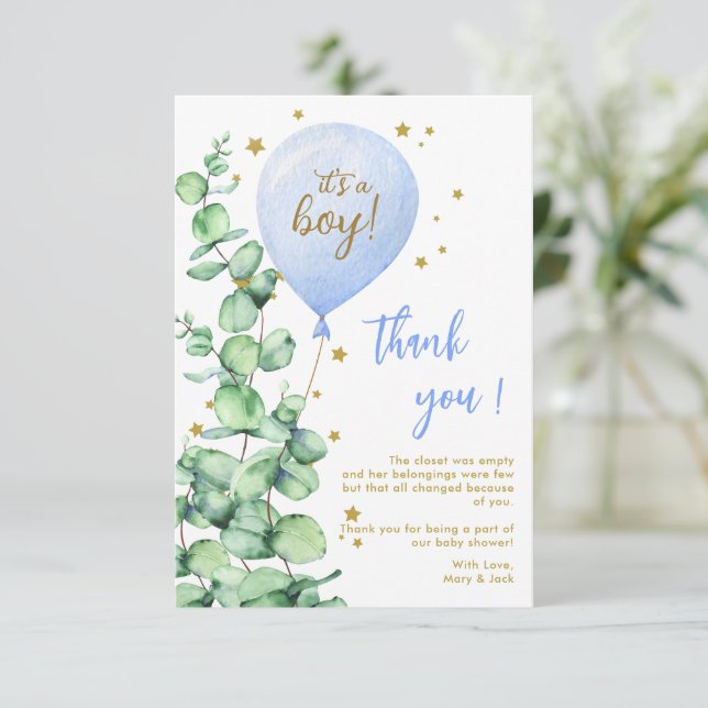 Ballon Det är en pojkvän-Tack Tack Kort (Stående Fram)