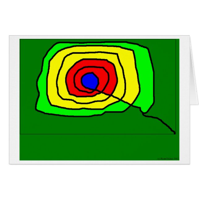 Ballon eller Kit Hälsningskort (Framsidan Horizontal)