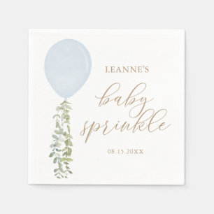 Ballon Eucalyptus Baby Sprinkle Pappersservett