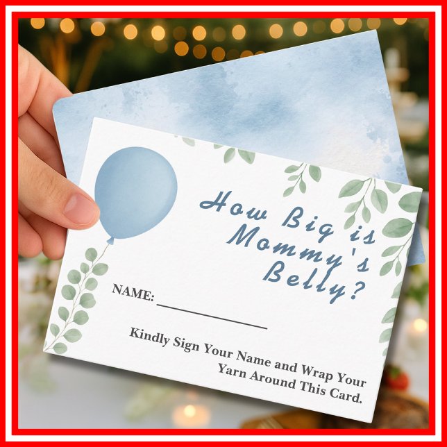 Ballon Eucalyptus Hur stort är Mommys Belly Game? Tilläggskort (Skapare uppladdad)
