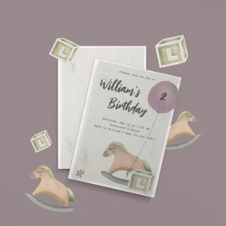 Ballon för Leksaker Rocking Horse Balloon Spara Datumet