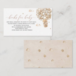 Ballon för vattenfärgad nalle baby-hölje tilläggskort