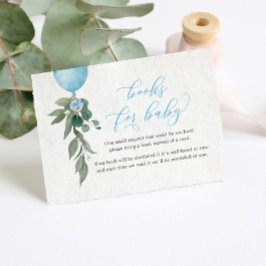 Ballon Greenery Bokar för Baby Baby Shower Tilläggskort