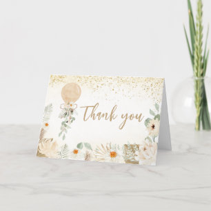 Ballon Greenery Gender Neutral Baby Shower Tack Kort