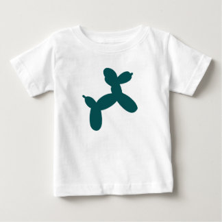 Ballon Hund Romper, Teal Tee