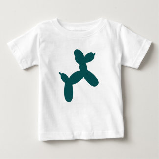 Ballon Hund Romper, Teal Tee Shirt