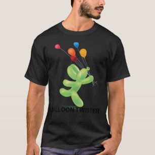 Ballon-hund som kör &kvot;BALLOON TWISTER" Cl T Shirt