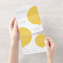 Ballon Mustard Gult Party Scandi OSA