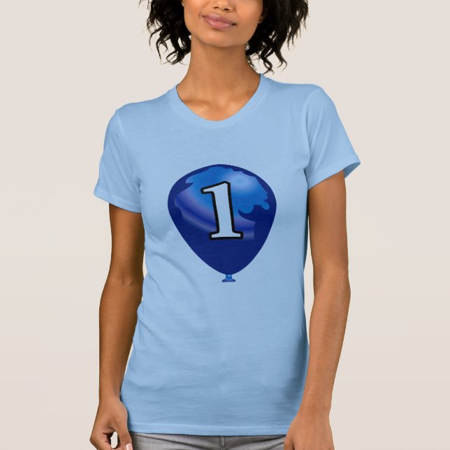 Ballon numrerar 1 tee shirt (Framsida)