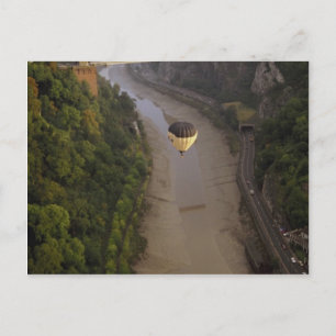 Ballon över Avon Gorge, Bristol, England Vykort