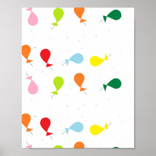 Ballon party poster