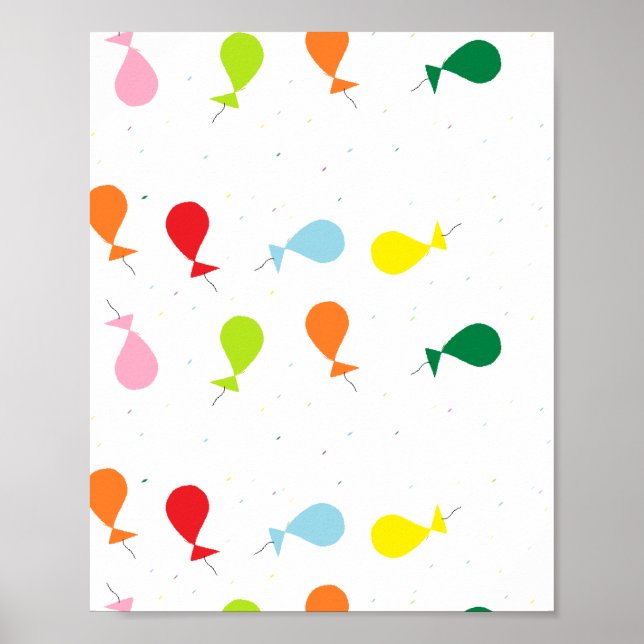 Ballon party poster (Framsidan)