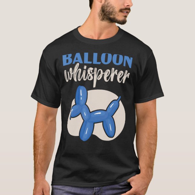 Ballon Whisperer Balloon Twisting Balloon Modelin T Shirt (Framsida)