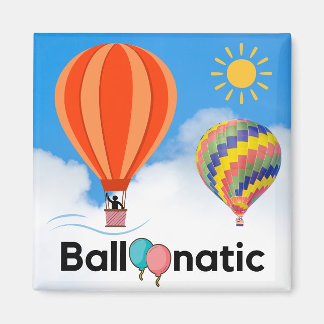 Ballonatisk - Ballonist Magnet (Framsidan)