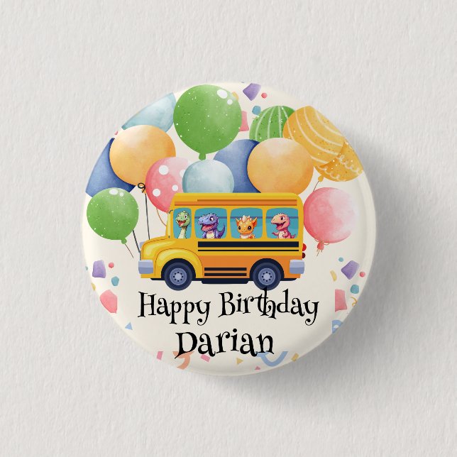 Ballondagsefterdagen i Back to school Buss Knapp (Framsida)