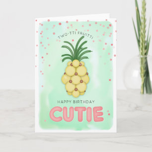 Ballondagstidning för Fruitti Pineapple Balloon Kort