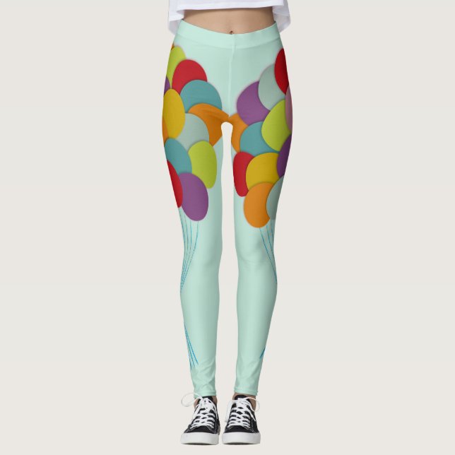 Ballondamålar Leggings (Framsida)