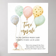 Ballonduschvatten, vattenfärgstid Kapsel