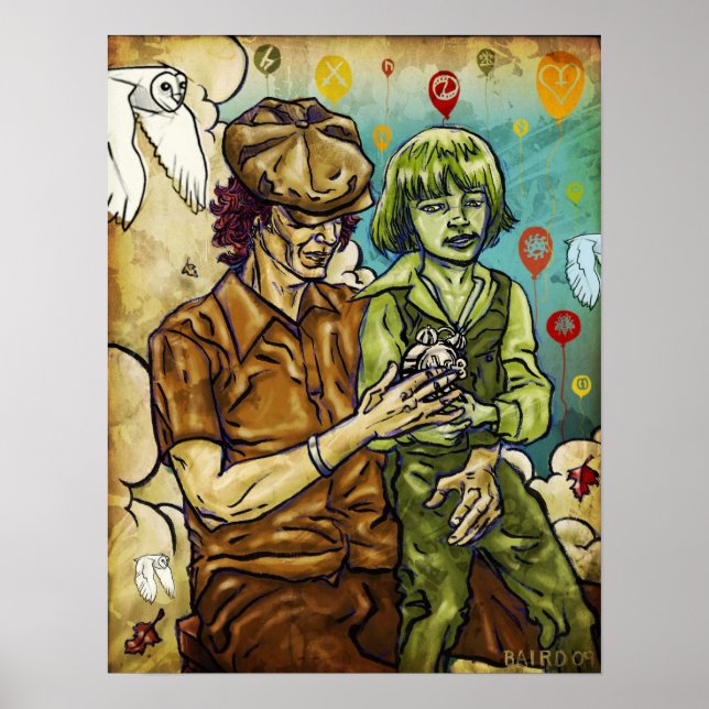 Ballonernas fräckhet poster (Framsidan)