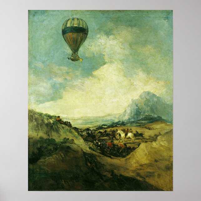 Ballonet eller, Ascent of the Montgolfier Poster (Framsidan)