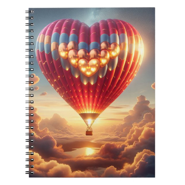 Ballong full av kärlek anteckningsbok (Framsidan)