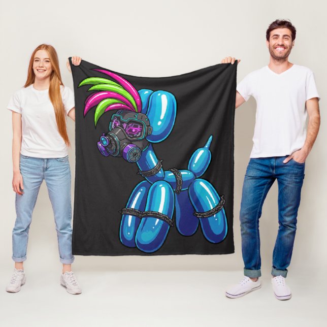 Ballong Hund Fleecefilt (På plats)